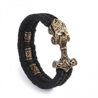 Thors Hammer Paracord Armband "EELI" aus Edelstahl