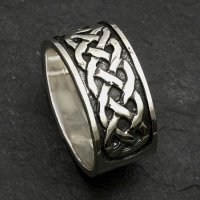 Keltischer Knoten Ring aus 925er Sterling Silber