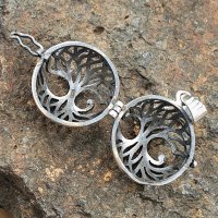 Yggdrasil Schmuck Anhänger "MIDGARD" zum öffnen aus 925 sterling Silber