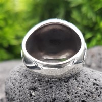 Yggdrasil Ring mit keltische Knoten aus 925 Sterling Silber