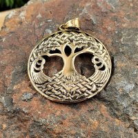 Yggdrasil Anhänger "Wisgard" aus Bronze